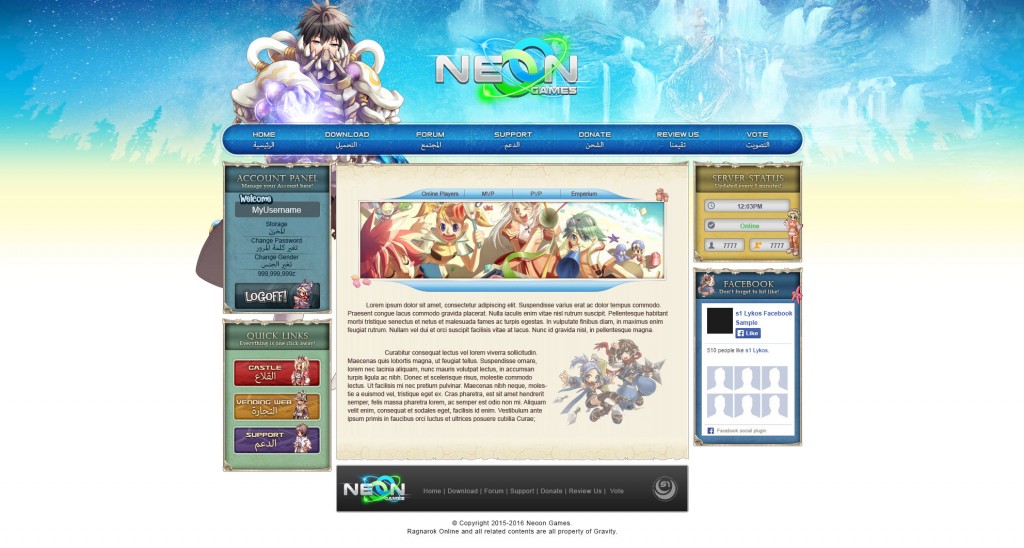 Neon Ragnarok Online